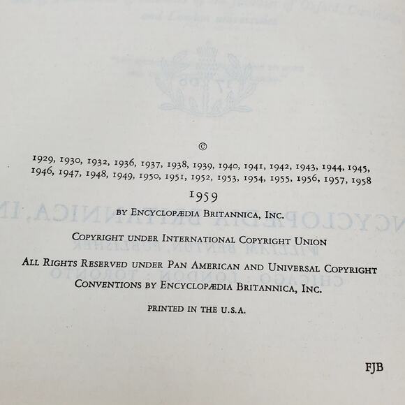 1959 Edition Encyclopedia Britannica Vtg HC Volume 8 EDWA to EXTRACT Educational - Picture 6 of 10